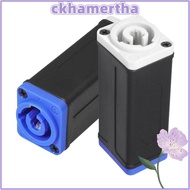CKHAMPH 2pcs Connector, three‑core 13 AWG AC Coupler Adapter, Reliable Male to Female Ac Power Conne