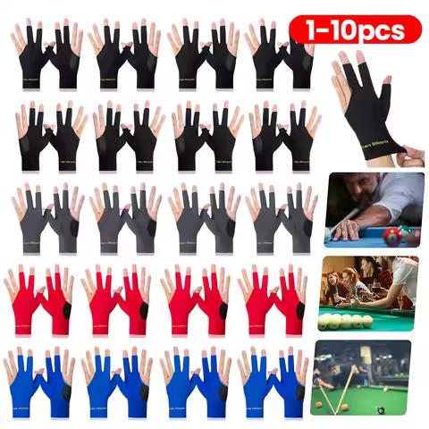 Billiard Gloves Snooker Pool Gloves Breathable Billiard Training Gloves Billiard Sports Accessories
