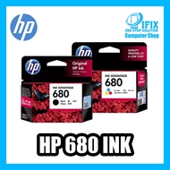 HP 680 ORIGINAL INK ADVANTAGE CARTRIDGE - BLACK OR COLOUR FOR HP PRINTER 2135 / 2766 / 1115