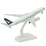 Boeing B747-400 Hong Kong Cathay Pacific A350 Alloy Model Plane with Wheels Collectible Gift Static