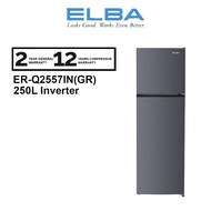 (SAVE 4.0) LG 235L Top Freezer 2 Door Fridge GV-B212PQMB Inverter GVB212PQMB / Elba 250L ER-Q2557IN(GR) Refrigerator Dual Inverter ERQ2557INGR Peti Sejuk