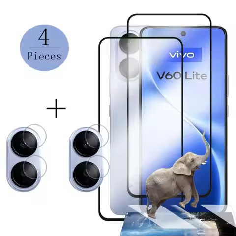 For Vivo V60 Lite 5G glass For Vivo V60 Lite 5G Screen tempered Screen Protective Glass Camera LensF
