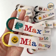 [Wangmiao Senhuo] Embroidered Name Tag Pet Name Tag Dog Tag Streamer Anti-Lost Kindergarten Name Tag