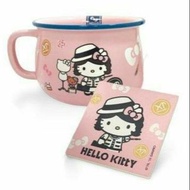 【7-11】全新Hello Kitty經典偶像變裝系列法國時尚風仿琺瑯造型超大容量杯碗組(附杯墊)