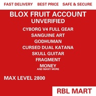 Cyborg V4 Full Gear + Sanguine Art + Godhuman + Cdk + Skull Guitar Blox Fruit Account Pc Game