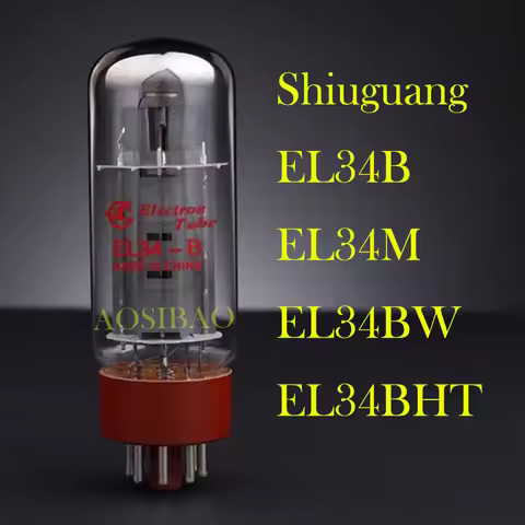 ShuGuang EL34-B EL34M EL34BW EL34BHT EL34 Vacuum Tube Replaces 6CA7 EL34B 6P3P 5881 6550 EL34 Tube A