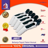 Crocodile Hair Clip White Black Crocodile Hair Clip Barbershop Salon