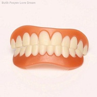 ✟┋Tampalan gigi palsu penutup simulasi silikon pendakap gigi membaiki sementara celah gigi yang hilang lubang gigi pemut