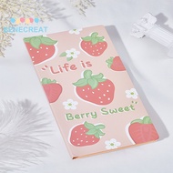 BENECREAT 1set 1set Paper Sticky Notes Sticker Tabs for Office School Reading Strawberry 200x100x14m