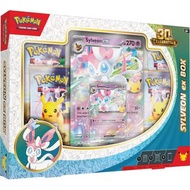 【新貨預訂】[美版] 30th Celebration Sylveon ex Box - ME: 30th Celebration (ENG ver.) 寵物 小 精靈 寶可夢 卡牌 美版 ex bo