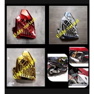 LOKAL Honda pcx 150 radiator Cover, local pcx150 radiator Cover, Gold Chrome Red