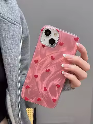 Red Heart Phone Case For Huawei Y9S Nova 9 10 SE 12 12i Honor X6 X7 X8 X6A X7A X8A X5B X6B X7B X8B M