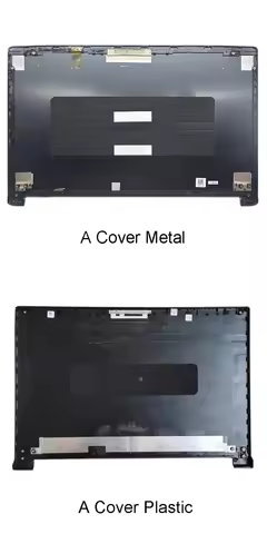 Para Aspire 7 Aspire A715-72G N19C5 Laptop Top Cover Replacement Rear Case Metal Plastic Black shell