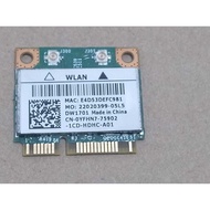 Genuine Dell DW1701 Inspiron Vostro Latitude Laptop Wifi Wireless Half Mini Card 0YFHN7 YFHN7 -Refur