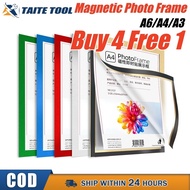 A4/ A6/A3 Magnetic Picture Holder Set Certificate Framework Wall Sticker for Wall Display