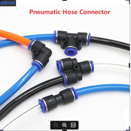 ข้อต่อลมพลาสติกท่อต่อท่อข้อต่อนิวเมติก20ชิ้นท่อปล่อยแบบเร็วสำหรับ4มม. 6มม. 8มม. 10มม. 12มม. PV PY PE