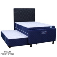 Promo Spring Bed Trilium Pocket Spring Bed 2 In 1 Spring Bed Central 2