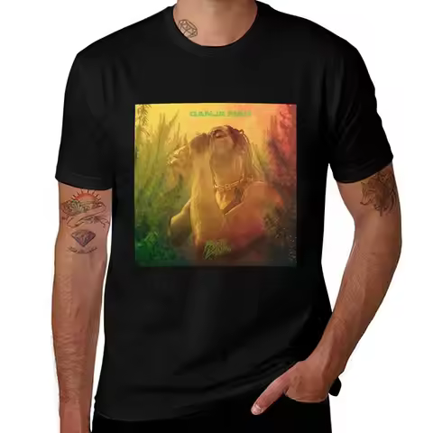 Buju Banton - Ganja Man T-Shirt Basic Breathable Solid Color T-Shirt