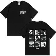 Best-Selling Rapper Ninho Jefe Harajuku T-Shirt Hip Hop Fashion For Men And Women Y2K Bug Top Cotton