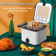 Deep Frying Pot Nonstick Coating Electric Deep Fryer Fish Fryer Deep Fryer Pot for Kitchen Counterto