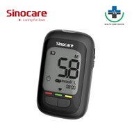 🔥ส่งด่วน !!🔥เครื่องวัดน้ำตาลในเลือด ผลตรวจ 100 % (หน่วยวัด mg/dl) Sinocare Safe AQ max III เครื่องตร