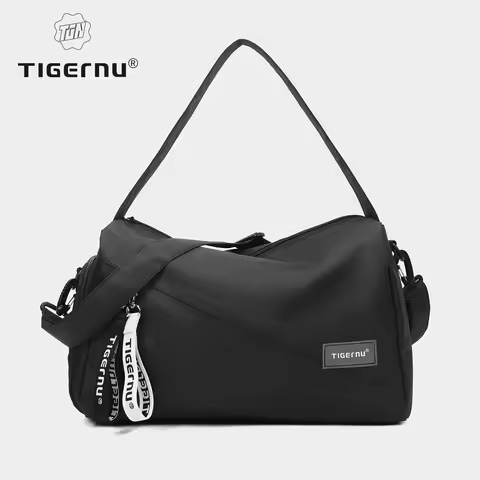 Tigernu Girl Sports Gym Bag FemaleTravel Duffel HandBags Fitness Bag With Shoes Compartment for Wome