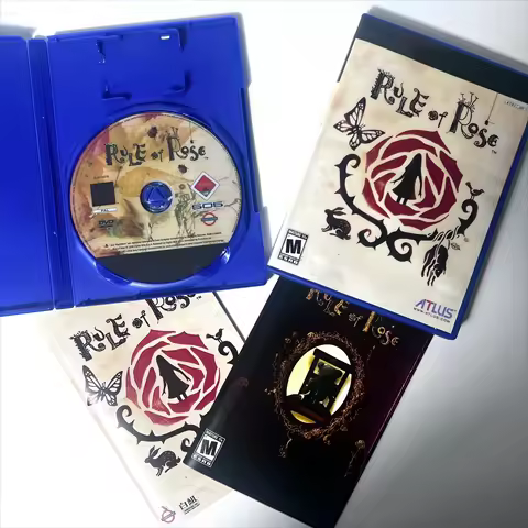 For PS2 Burn Copy CD Rule of Rose NTSC UC And Pal Version Retro Video Game with Manual For direct re