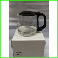 ❆ ∆ ≅ Replacement Glass Carafe ONLY for Imarflex ICM-300 Coffee Maker (HX)