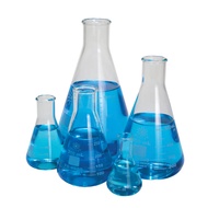 ERLENMEYER FLASK CONICAL GLASS BATCH 2 CORDIAL