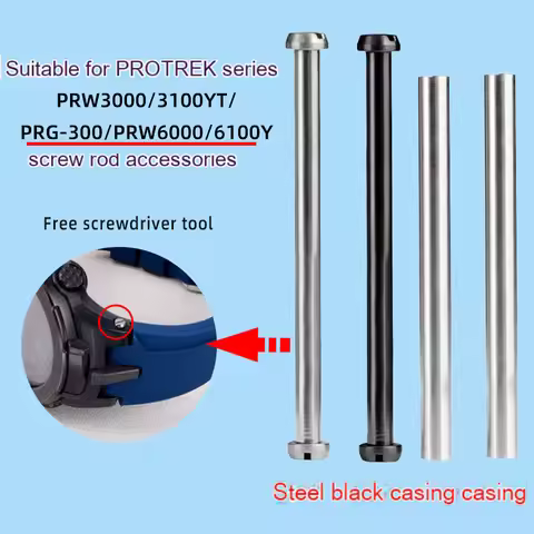 Screw rod For Casio Watch Strap PRW-3000/3100/6000/6100Y watch screw rod connecting rod watchband ac