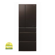 PANASONIC 488L MULTI DOOR FRIDGE NR-F603GT-TS MADE IN JAPAN (DARK MATURE BROWN)