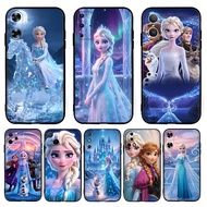 for Huawei Nova 2i 2 Lite 3 3i 4E 5i 5T 7 10 SE 8i Y61 Anime Cartoon Princess Elsa 4Y18 TPU Black So