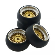 RC metal alloy wheel rim drift tire for 1/28 Wltoys K969 K989 P929 kyosho (4 PCs)