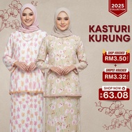 ZOE ARISAH Kasturi BAJU KURUNG MODEN KEDAH OPAH Sulam Floral Printed RAYA SET PEREMPUAN 2025 VIRAL M