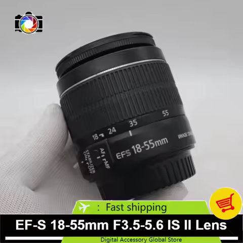 95% New Genuine For Canon EF-S 18-55mm f/3.5-5.6 IS II Image Stabilizer Zoom Lens For Canon EOS 1100