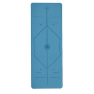 Yoga studio non-slip fitness mat posture line PU Tuhao Mat Factory Direct Sales Rubber Yoga Mat Swea