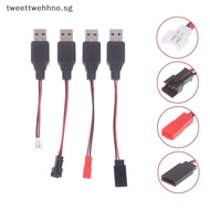 TW RC USB Charging 3.7V Lithium  Charger Cable USB To JST /SM / Futaba Plug Cable For 3Rc  Quadcopte