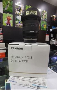 Tamron 11-20mm f2.8 11-20 fujifilm X MOUNT 保養期至28年