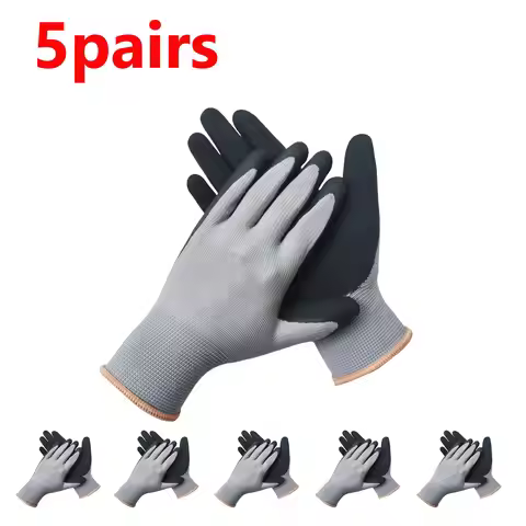 Work Gloves Oil And Gas NJ506 High Flex Safety Glove Nitrile Foam Gardening Glove Maxi Abrasion Resi