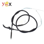 Ninja650 EX 650 17-24 Motorcycle Accelerator Push/Pull Throttle Cable Wire Lines For Kawasaki EX650 