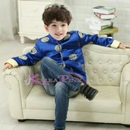 BLUE CNY 2PCS SET BOY 2Y 3Y 5Y 7Y COSTUME FORMAL ANNUAL WEDDING DINNER