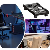 A4Computer Tower Stand Adjustable Mobile CPU Stand CPU Holder PC Tower Stand with Rolling Caster Whe