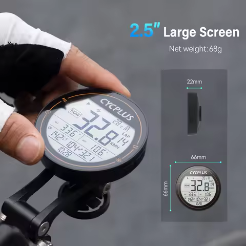 CYCPLUS M2 Bike Computer IPX6 Waterproof Smart Wireless Speedometer BLE 4.0 ANT+ Odometer GPS Cyclin