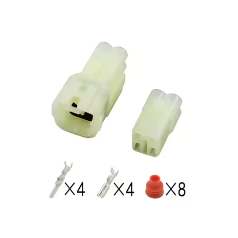 5 Sets 4 Pin Waterproof Auto Connector HM .090 Sumitomo Female and Male Wire Plug 6180-4181 6187-444