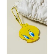 Official Korea Daiso Looney Tunes Tweety Acrylic Mirror Keychain Cute Bag Charm Limited Edition
