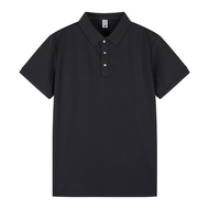 【แนะนำเพิ่ม 1 ไซซ์】GRN SPORTS เสื้อยืดโปโล สีดำ คอกลม แขนสั้น มีลาย ชื่นชมสิ่งดีๆ ต่อโลกหลังความตาย 