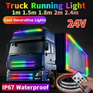 2023 Truck Light 24V Strobe Running Streamer Led strip lights Dynamic Streamer For Van Truck Tailga
