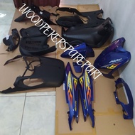 Full body halus dan body kasar Yamaha Mio sporty biru plus striping/set body Mio sporty biru/body bodi Mio sporty lama biru full set/body mio sporty full set