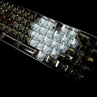 keycaps custom keycaps Special Adjustment Ice Crystal Transparent PC Transparent Keycap Transparent 