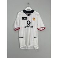 High-quality 2002/03 Manchester United away match at Nystrasse 10 retro jersey